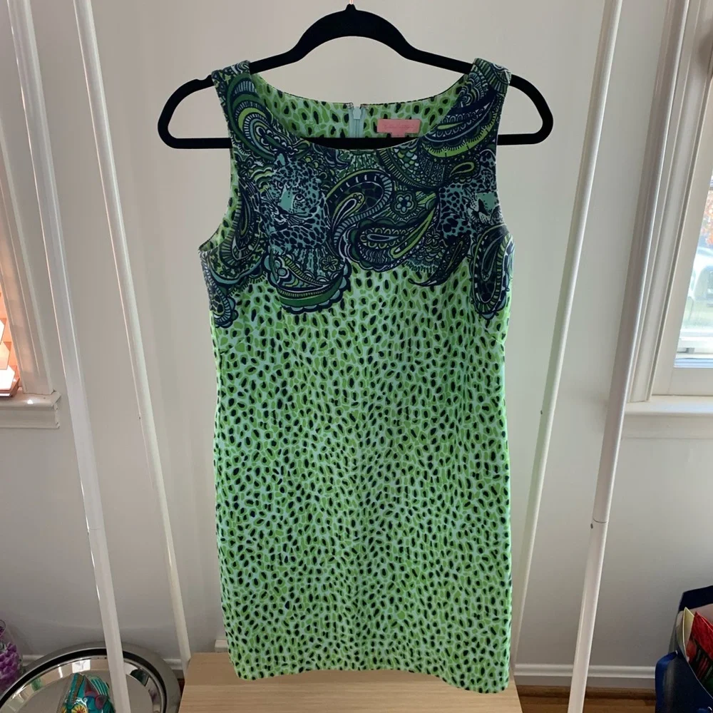 Lilly Pulitzer Leopard print shift dress - Picture 1 of 3